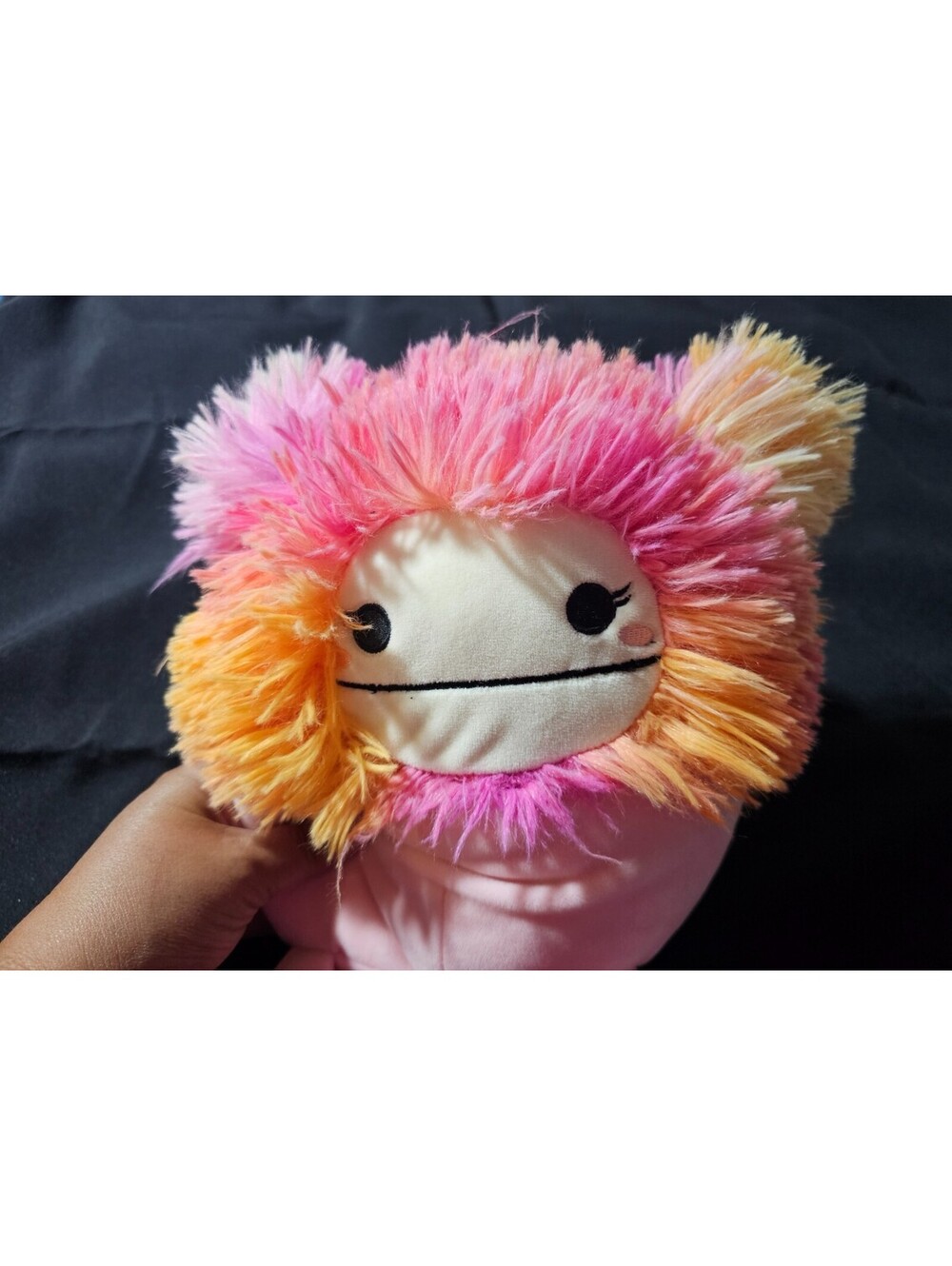 2023 Squishmallows Caparinne The Rainbow Pink Bigfoot Sasquatch Yeti 8" So Soft - Picture 3 of 10